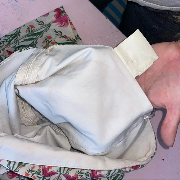 Espescia x Anthropologie off-shoulder floral-printed romper Pleated Front Spring - Picture 16 of 16